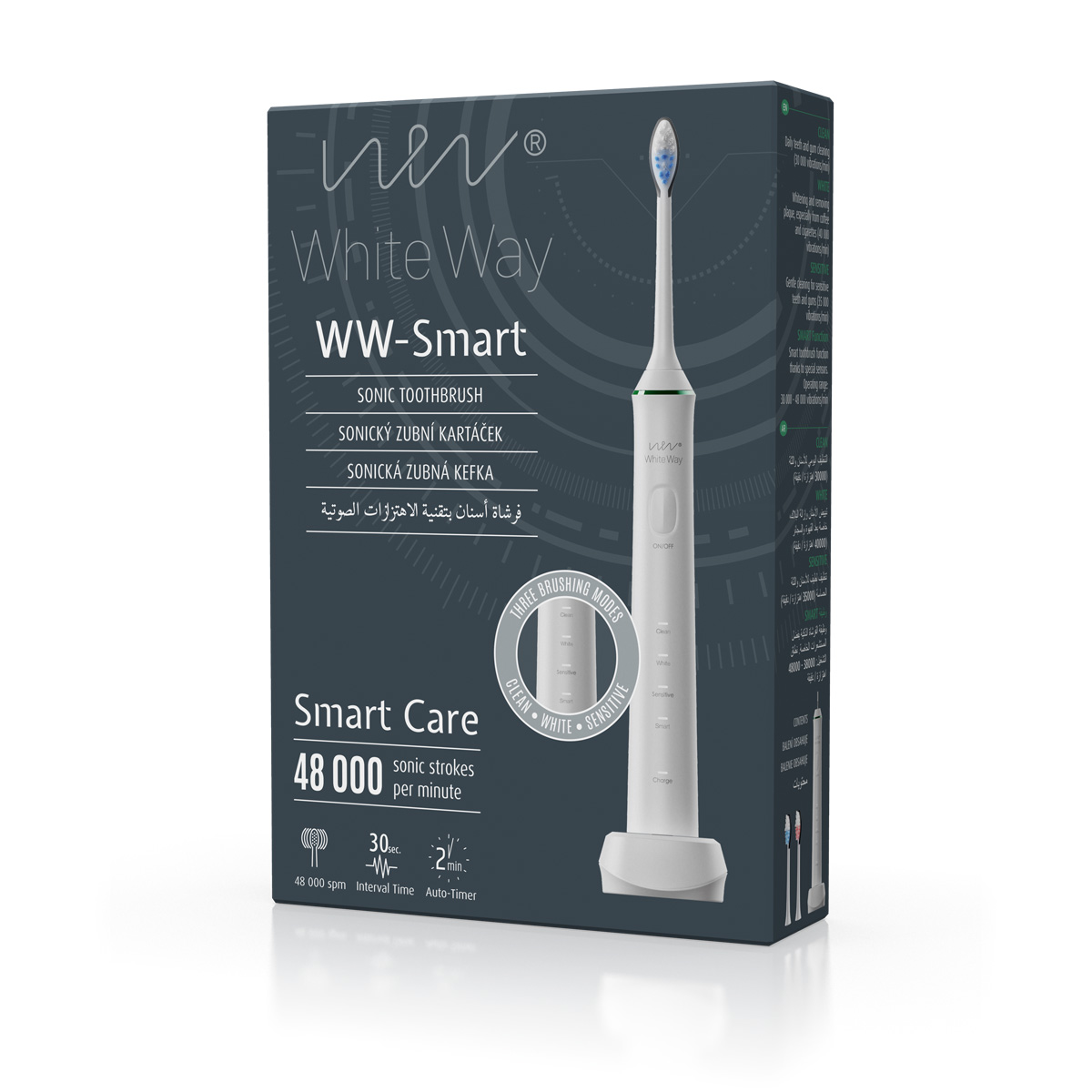 Biotter WW – Smart sonický zubní kartáček bílý